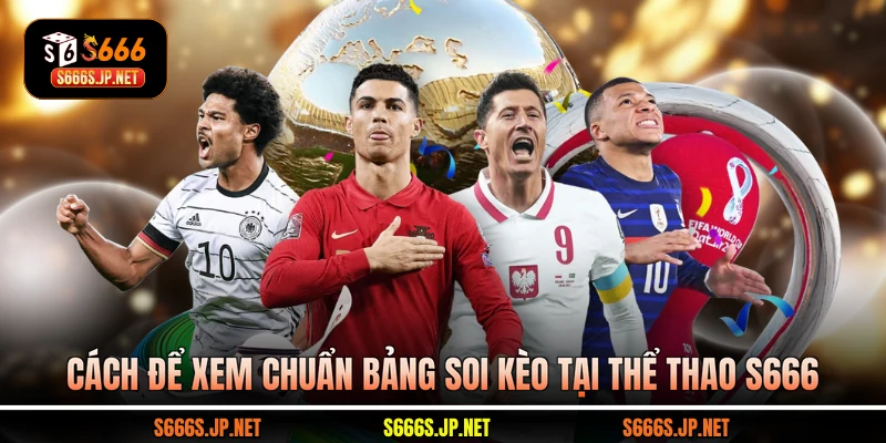 Cách để xem chuẩn bảng soi kèo tại Thể thao S666